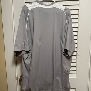 Adidas Men's Gray and White Jersey